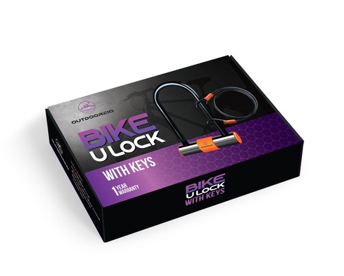 Bike lock with keys heavy - bike,