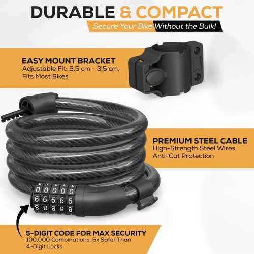 Bike lock digit - lock,