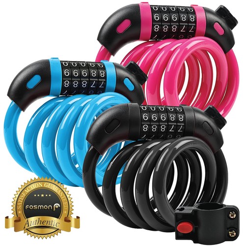 Fosmon 4ft bike lock - bike,