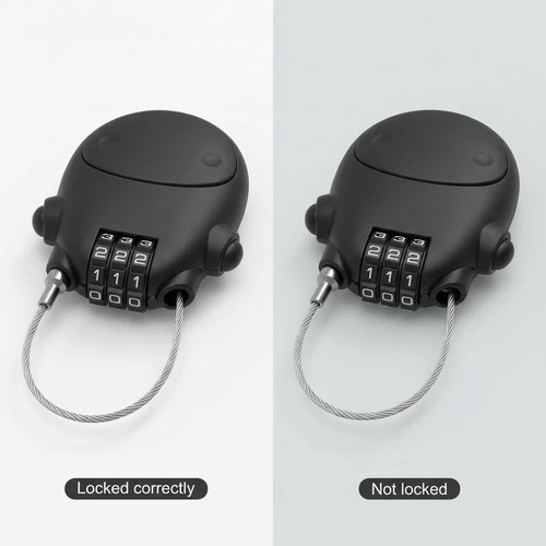 Pack retractable cable lock - pack,