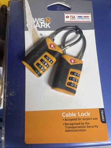 Tsa approved cable luggage - tsa,